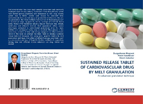 SUSTAINED RELEASE TABLET OF CARDIOVASCULAR DRUG BY MELT GRANULATION: An advanced granulation technique
