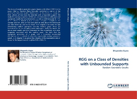 RGG on a Class of Densities with Unbounded Supports: Random Geometric Graphs