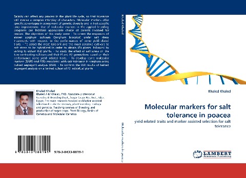 Molecular markers for salt tolerance in poacea: yield related traits and marker assisted selection for salt tolerance