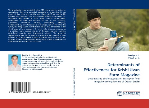Determinants of Effectiveness for Krishi Jivan Farm Magazine: Determinants of effectiveness for krishi jivan farm magazine among farmers of Gujarat (India)