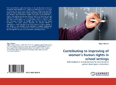 Contributing to improving of womens human rights in school settings: Reformations in school curricula for elimination of gender stereotypes in education
