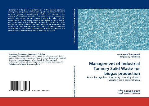 Management of Industrial Tannery Solid Waste for biogas production: Anaerobic digestion, Structuring, Feasibility studies, Laboratory scale demonstration