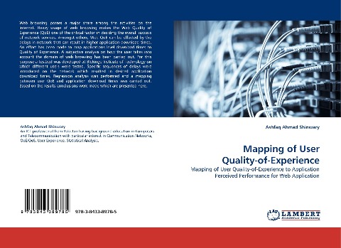 Mapping of User Quality-of-Experience: Mapping of User Quality-of-Experience to Application Perceived Performance for Web Application