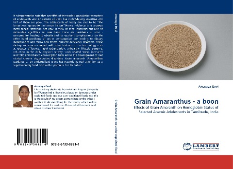 Grain Amaranthus - a boon: Effects of Grain Amaranth on Hemoglobin Status of Selected Anemic Adolescents in Tamilnadu, India