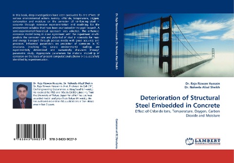 Deterioration of Structural Steel Embedded in Concrete: Effect of Chloride Ions, Temperature, Oxygen, Carbon Dioxide and Moisture
