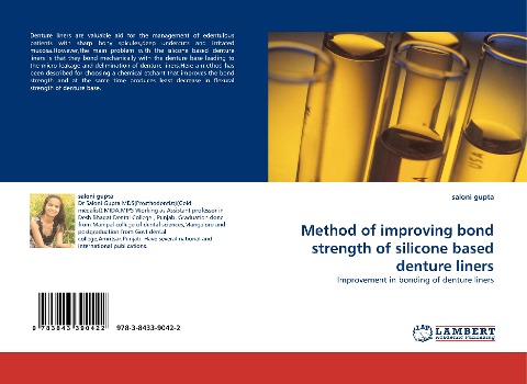 Method of improving bond strength of silicone based denture liners: Improvement in bonding of denture liners