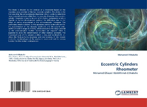 Eccentric Cylinders Rheometer: Mohamed ElSayed AbdelWahab ElShakafie
