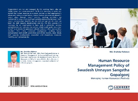 Human Resource Management Policy of Swadesh Unnayan Sangstha Gopalgonj: Managing Human Resources Effectively