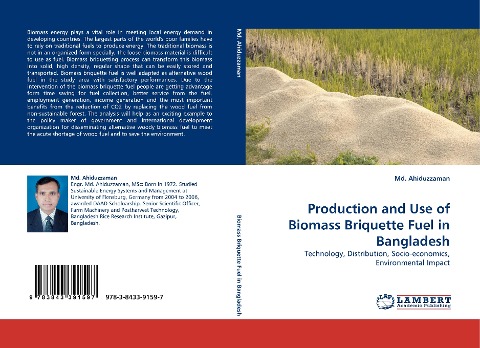 Production and Use of Biomass Briquette Fuel in Bangladesh: Technology, Distribution, Socio-economics, Environmental Impact