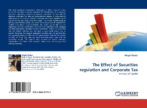 The Effect of Securities regulation and Corporate Tax: on Cost of Capital