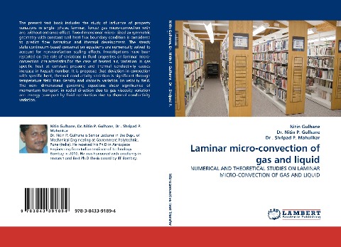 Laminar micro-convection of gas and liquid: NUMERICAL AND THEORETICAL STUDIES ON LAMINAR MICRO-CONVECTION OF GAS AND LIQUID