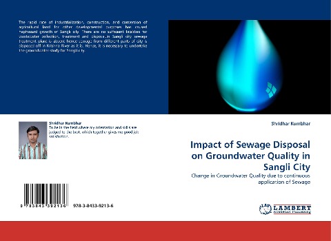 Impact of Sewage Disposal on Groundwater Quality in Sangli City: Change in Groundwater Quality due to continuous application of Sewage