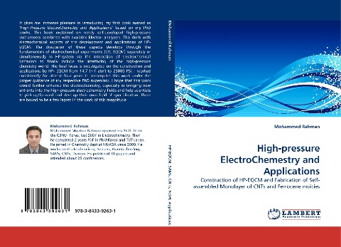 High-pressure ElectroChemestry and Applications: Construction of HP-EQCM and Fabrication of Self-assembled Monolayer of CNTs and Ferrocene moities