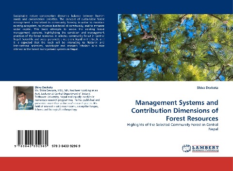 Management Systems and Contribution Dimensions of Forest Resources: Highlights of the Selected Community Forest in Central Nepal