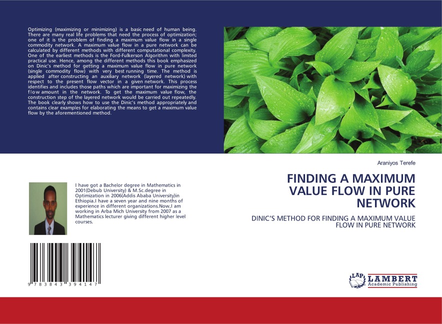 FINDING A MAXIMUM VALUE FLOW IN PURE NETWORK: DINICS METHOD FOR FINDING A MAXIMUM VALUE FLOW IN PURE NETWORK