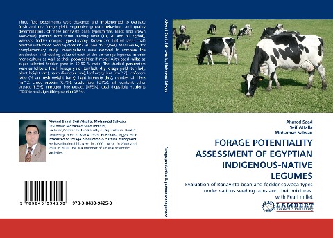 FORAGE POTENTIALITY ASSESSMENT OF EGYPTIAN INDIGENOUS-NATIVE LEGUMES: Evaluation of Bonavista bean and fodder cowpea types under various seeding rates and their mixtures with Pearl millet