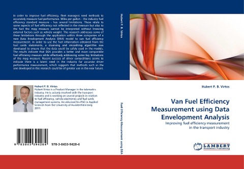 Van Fuel Efficiency Measurement using Data Envelopment Analysis: Improving fuel efficiency measurement in the transport industry