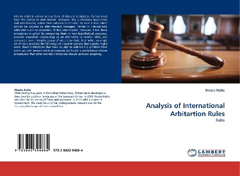 Analysis of International Arbitartion Rules: Rules