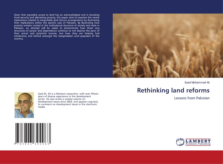 Rethinking land reforms: Lessons from Pakistan