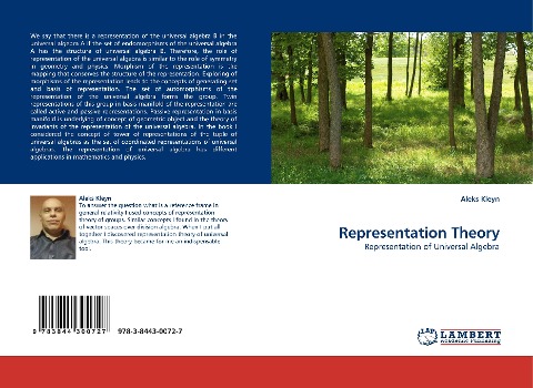 Representation Theory: Representation of Universal Algebra