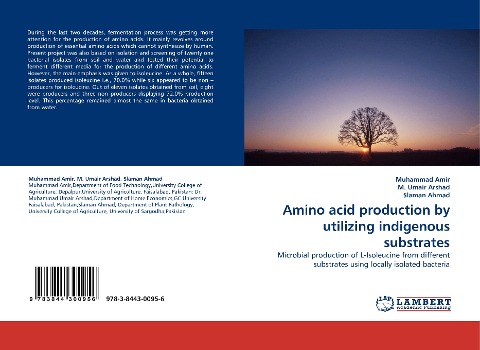 Amino acid production by utilizing indigenous substrates: Microbial production of L-Isoleucine from different substrates using locally isolated bacteria