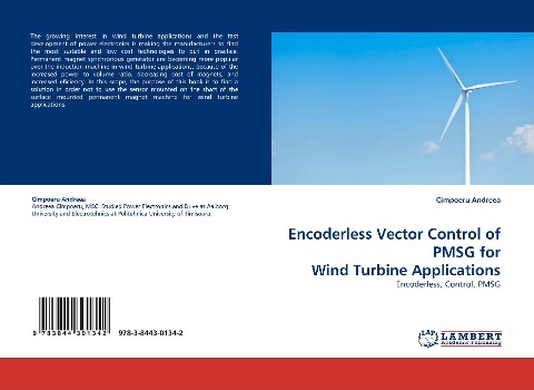Encoderless Vector Control of PMSG for Wind Turbine Applications: Encoderless, Control, PMSG