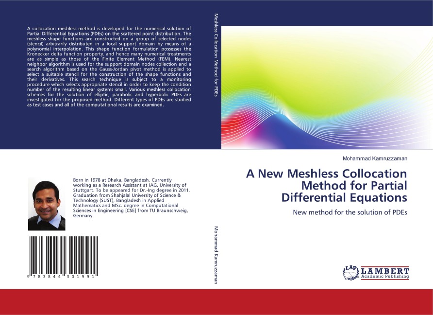 A New Meshless Collocation Method for Partial Differential Equations: New method for the solution of PDEs