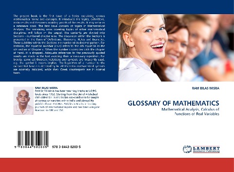 GLOSSARY OF MATHEMATICS: Mathematical Analysis, Calculus of Functions of Real Variables