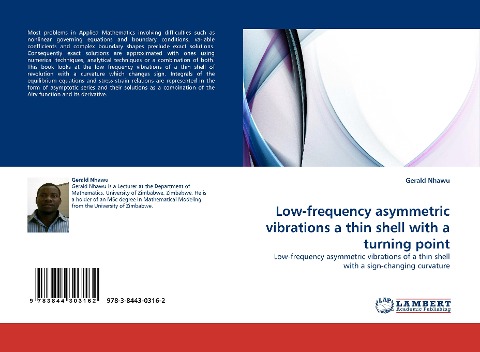 Low-frequency asymmetric vibrations a thin shell with a turning point: Low-frequency asymmetric vibrations of a thin shell with a sign-changing curvature