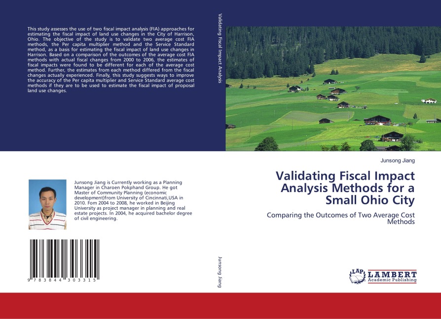 Validating Fiscal Impact Analysis Methods for a Small Ohio City: Comparing the Outcomes of Two Average Cost Methods