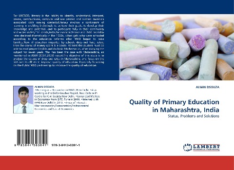 Quality of Primary Education in Maharashtra, India: Status, Problems and Solutions