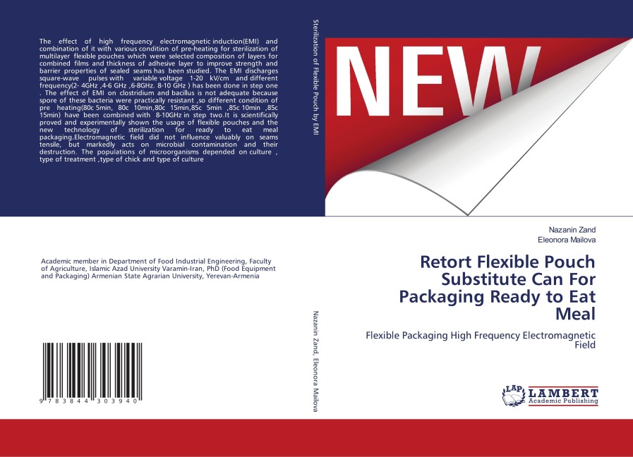 Retort Flexible Pouch Substitute Can For Packaging Ready to Eat Meal: Flexible Packaging High Frequency Electromagnetic Field
