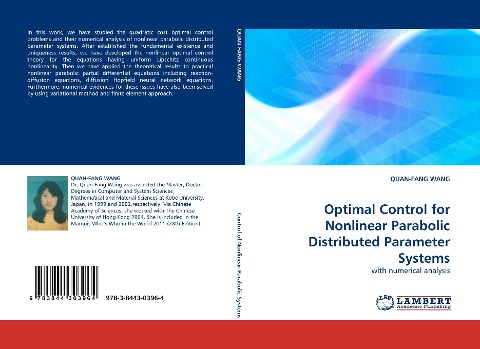 Optimal Control for Nonlinear Parabolic Distributed Parameter Systems: with numerical analysis