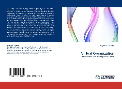 Virtual Organization: Professional and Managements View
