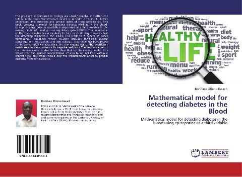 Mathematical model for detecting diabetes in the Blood: Mathematical model for detecting diabetes in the blood using epinephrine as a third variable