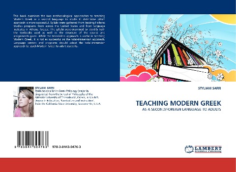 TEACHING MODERN GREEK: AS A SECOND/FOREIGN LANGUAGE TO ADULTS