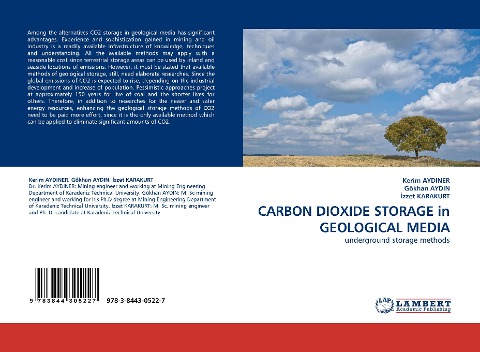 CARBON DIOXIDE STORAGE in GEOLOGICAL MEDIA: underground storage methods
