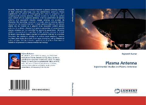Plasma Antenna: Experimental Studies on Plasma Antennas