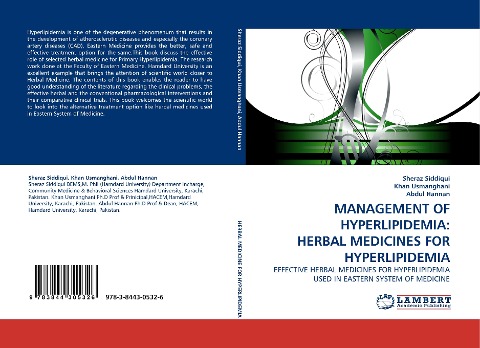 MANAGEMENT OF HYPERLIPIDEMIA: HERBAL MEDICINES FOR HYPERLIPIDEMIA: EFFECTIVE HERBAL MEDICINES FOR HYPERLIPIDEMIA USED IN EASTERN SYSTEM OF MEDICINE