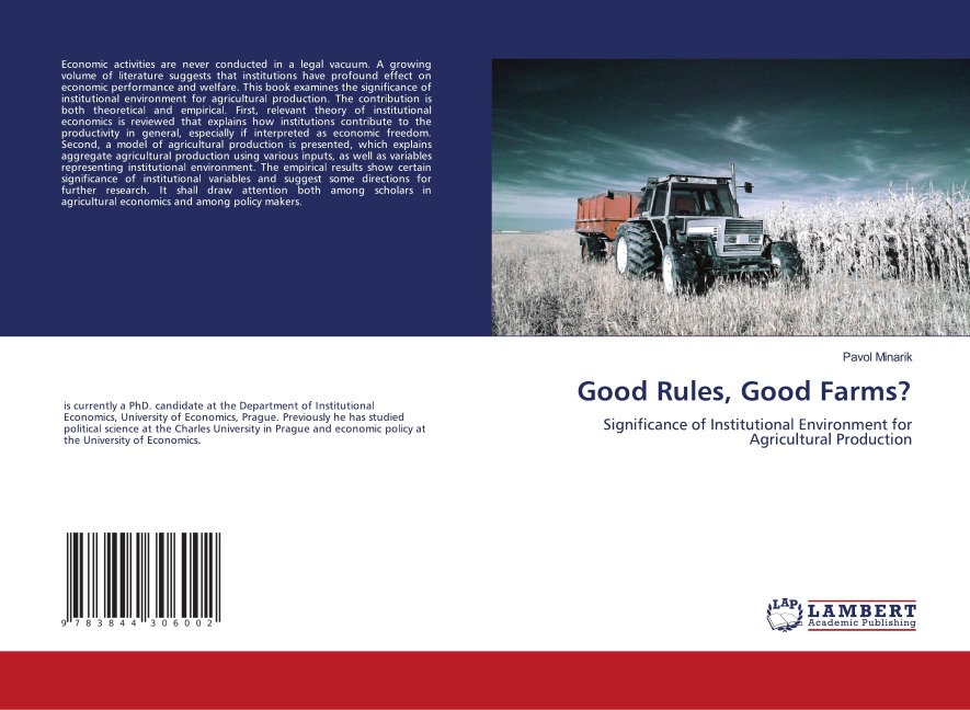 Good Rules, Good Farms?: Significance of Institutional Environment for Agricultural Production