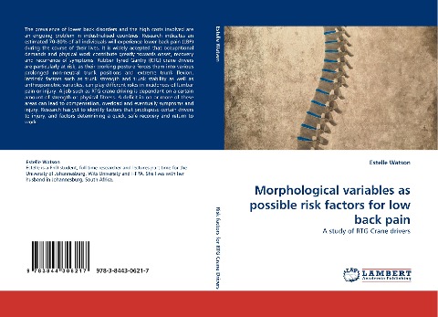 Morphological variables as possible risk factors for low back pain: A study of RTG Crane drivers