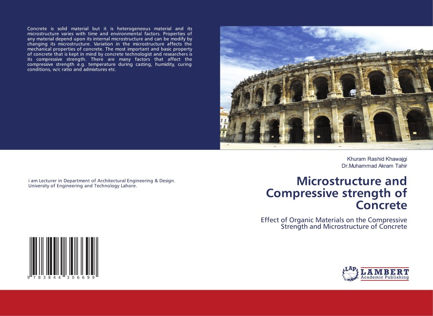 Microstructure and Compressive strength of Concrete: Effect of Organic Materials on the Compressive Strength and Microstructure of Concrete
