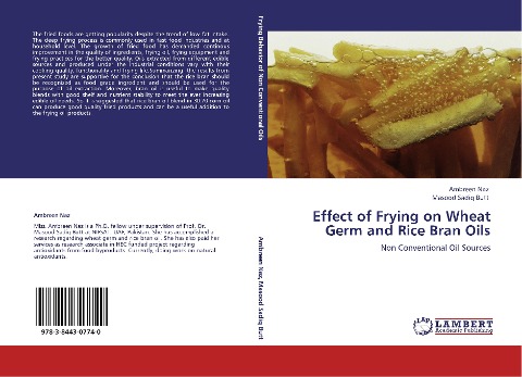 Effect of Frying on Wheat Germ and Rice Bran Oils: Non Conventional Oil Sources