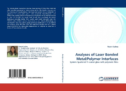 Analyses of Laser Bonded Metal/Polymer Interfaces: System: Sputtered Ti coated glass with polymeric films