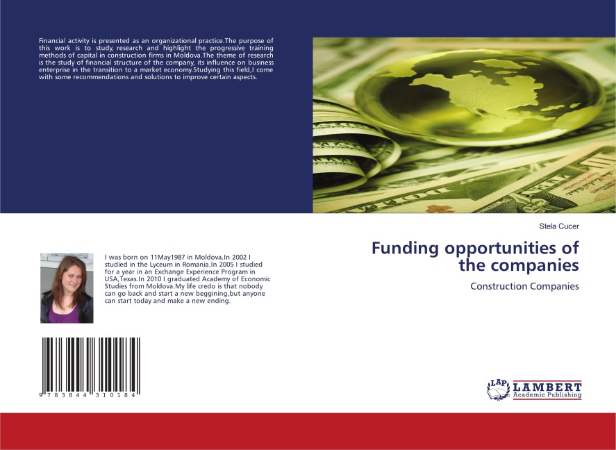 Funding opportunities of the companies: Construction Companies