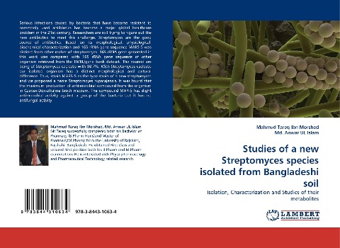 Studies of a new Streptomyces species isolated from Bangladeshi soil: Isolation, Characterization and Studies of their metabolites