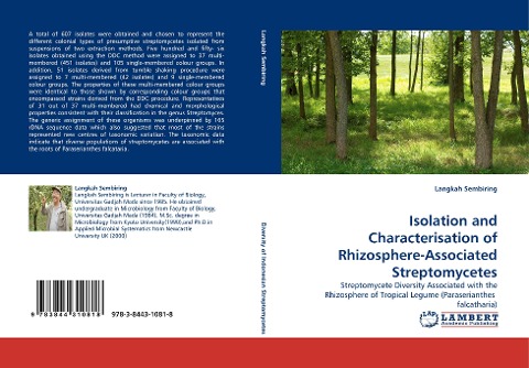 Isolation and Characterisation of Rhizosphere-Associated Streptomycetes: Streptomycete Diversity Associated with the Rhizosphere of Tropical Legume (Paraserianthes  falcatharia)