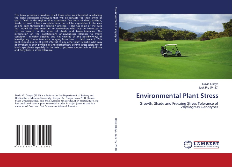 Environmental Plant Stress: Growth, Shade and Freezing Stress Tolerance of Zoysiagrass Genotypes