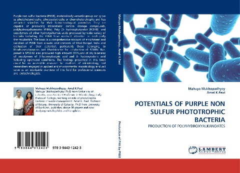 POTENTIALS OF PURPLE NON SULFUR PHOTOTROPHIC BACTERIA: PRODUCTION OF POLYHYDROXYALKANOATES