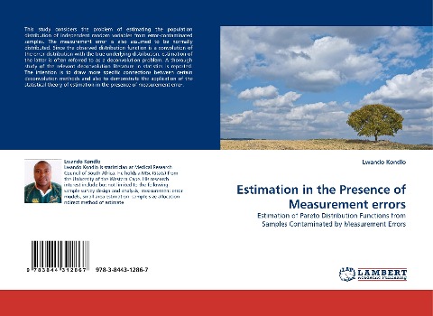 Estimation in the Presence of Measurement errors: Estimation of Pareto Distribution Functions from Samples Contaminated by Measurement Errors